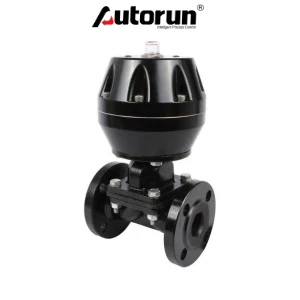 Pneumatic gúmmí fóðrað þindarventill